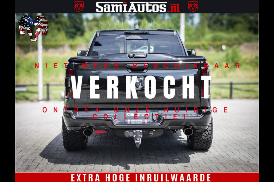 Dodge Ram 1500 GT EDITION | 5.7 V8 HEMI | VIRTUAL COCKPIT | HEAD-UP | ADAPTIVE CRUISE | 360 CAMERA | TRX PACK | Comfortabele Dubbele Cabine met Royale 5 Zitplaatsen | BPM vrij BPM vrij | Nu Leverbaar uit Voorraad | Voorraad Nr 2434