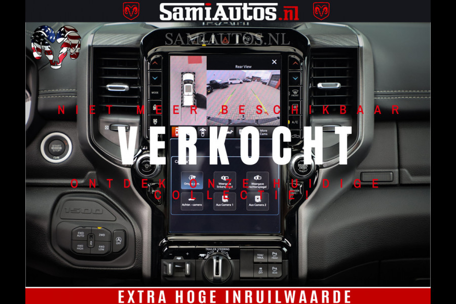 Dodge Ram 1500 GT EDITION | 5.7 V8 HEMI | VIRTUAL COCKPIT | HEAD-UP | ADAPTIVE CRUISE | 360 CAMERA | TRX PACK | Comfortabele Dubbele Cabine met Royale 5 Zitplaatsen | BPM vrij BPM vrij | Nu Leverbaar uit Voorraad | Voorraad Nr 2434
