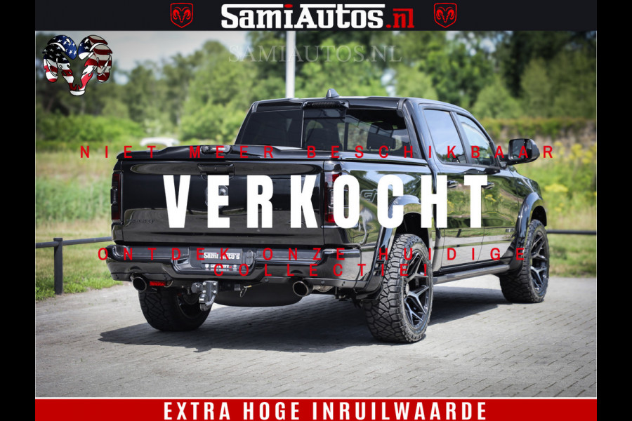 Dodge Ram 1500 GT EDITION | 5.7 V8 HEMI | VIRTUAL COCKPIT | HEAD-UP | ADAPTIVE CRUISE | 360 CAMERA | TRX PACK | Comfortabele Dubbele Cabine met Royale 5 Zitplaatsen | BPM vrij BPM vrij | Nu Leverbaar uit Voorraad | Voorraad Nr 2434