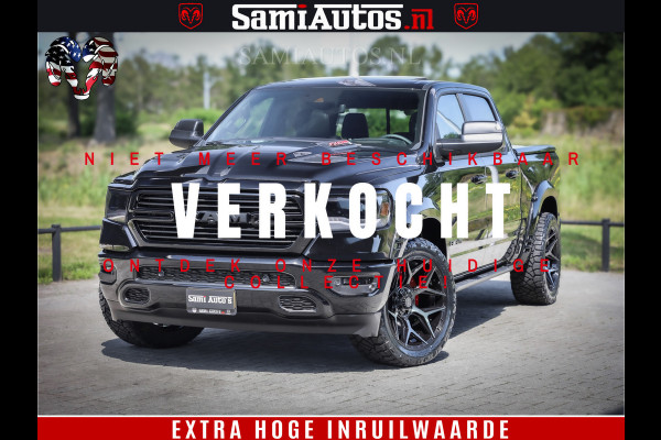 Dodge Ram 1500 GT EDITION | 5.7 V8 HEMI | VIRTUAL COCKPIT | HEAD-UP | ADAPTIVE CRUISE | 360 CAMERA | TRX PACK | Comfortabele Dubbele Cabine met Royale 5 Zitplaatsen | BPM vrij BPM vrij | Nu Leverbaar uit Voorraad | Voorraad Nr 2434