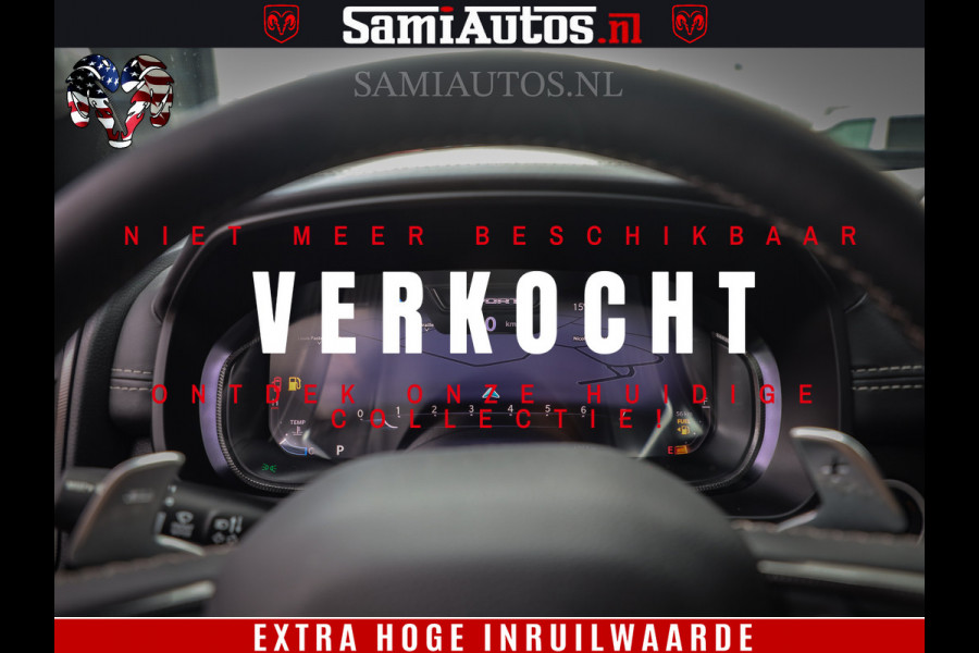 Dodge Ram 1500 GT EDITION | 5.7 V8 HEMI | VIRTUAL COCKPIT | HEAD-UP | ADAPTIVE CRUISE | 360 CAMERA | TRX PACK | Comfortabele Dubbele Cabine met Royale 5 Zitplaatsen | BPM vrij BPM vrij | Nu Leverbaar uit Voorraad | Voorraad Nr 2434
