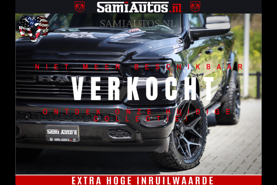 Dodge Ram 1500 GT EDITION | 5.7 V8 HEMI | VIRTUAL COCKPIT | HEAD-UP | ADAPTIVE CRUISE | 360 CAMERA | TRX PACK | Comfortabele Dubbele Cabine met Royale 5 Zitplaatsen | BPM vrij BPM vrij | Nu Leverbaar uit Voorraad | Voorraad Nr 2434