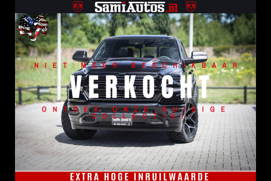 Dodge Ram 1500 GT EDITION | 5.7 V8 HEMI | VIRTUAL COCKPIT | HEAD-UP | ADAPTIVE CRUISE | 360 CAMERA | TRX PACK | Comfortabele Dubbele Cabine met Royale 5 Zitplaatsen | BPM vrij BPM vrij | Nu Leverbaar uit Voorraad | Voorraad Nr 2434