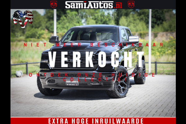 Dodge Ram 1500 GT EDITION | 5.7 V8 HEMI | VIRTUAL COCKPIT | HEAD-UP | ADAPTIVE CRUISE | 360 CAMERA | TRX PACK | Comfortabele Dubbele Cabine met Royale 5 Zitplaatsen | BPM vrij BPM vrij | Nu Leverbaar uit Voorraad | Voorraad Nr 2434