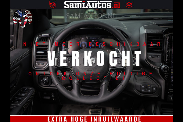 Dodge Ram 1500 GT EDITION | 5.7 V8 HEMI | VIRTUAL COCKPIT | HEAD-UP | ADAPTIVE CRUISE | 360 CAMERA | TRX PACK | Comfortabele Dubbele Cabine met Royale 5 Zitplaatsen | BPM vrij BPM vrij | Nu Leverbaar uit Voorraad | Voorraad Nr 2434