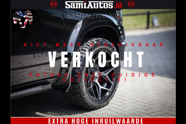 Dodge Ram 1500 GT EDITION | 5.7 V8 HEMI | VIRTUAL COCKPIT | HEAD-UP | ADAPTIVE CRUISE | 360 CAMERA | TRX PACK | Comfortabele Dubbele Cabine met Royale 5 Zitplaatsen | BPM vrij BPM vrij | Nu Leverbaar uit Voorraad | Voorraad Nr 2434
