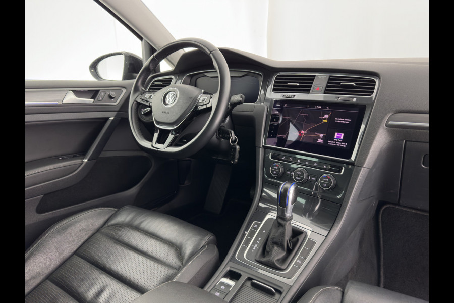 Volkswagen e-Golf E-DITION (INCL.BTW) *HEAT-PUMP | LUXURY-LEATHER | FULL-LED | DIGI-COCKPIT | NAVI-FULLMAP | HEATED-SPORTSEATS | CAMERA | DAB+ | AMBIENT-LIGHT | 16''ALU*