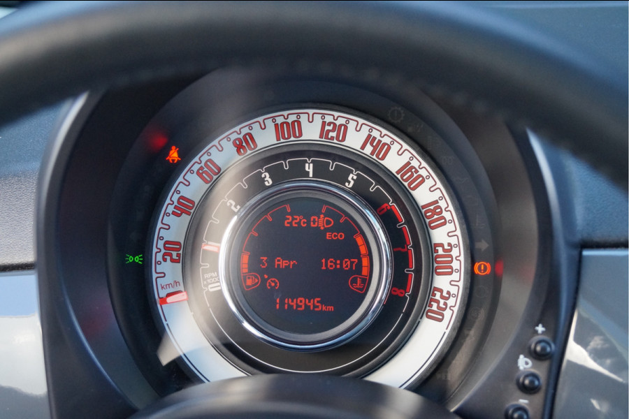 Fiat 500 TwinAir Turbo Lounge | Airco | Navigatie | 15" Lichtmetalen Velgen