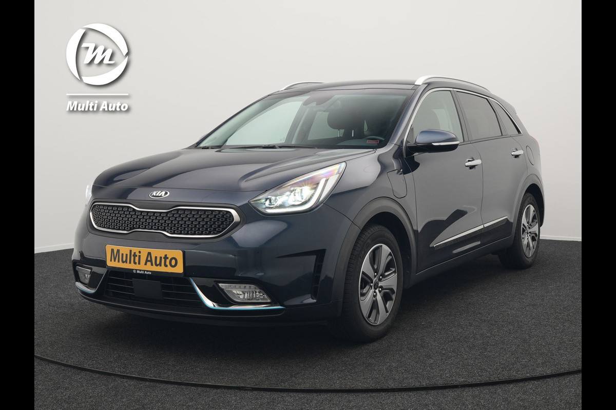 Kia Niro 1.6 GDi PHEV DynamicLine Plug In Hybrid 141pk Dealer O.H PHEV | Adaptive Cruise | Lederen Sportstoelen Verwarmd | Camera | Apple Carplay | Blis | Navigatie | Stuur Verwarmd |