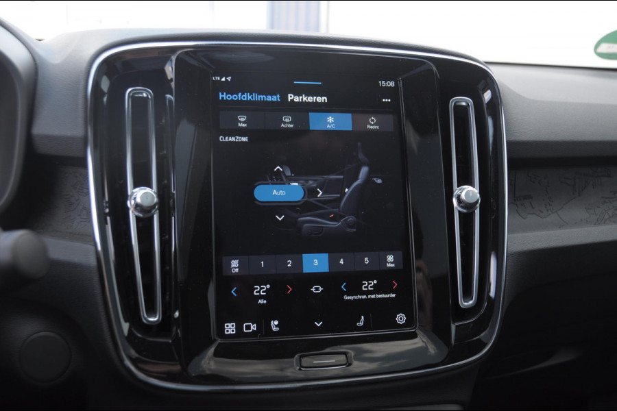 Volvo C40 Single Motor Extended Range Plus 82 kWh / Adaptive cruise control   / Pilot assist / BLIS / Stoel en stuur verwarming / Elektrische achterklep / Parkeersensoren met camera / Google infotainment