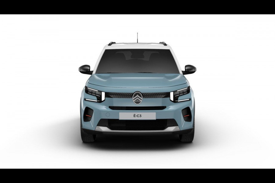 Citroën ë-C3 Max 113pk 44 kWh Citroen Ë-C3 Max 44 kWh | Two tone dak Opal White | Navi | Snelladen tot 100 kW |  Parkeersensoren en Camera | Climate control | 17" Lichtmetalen velgen | Nieuw model!