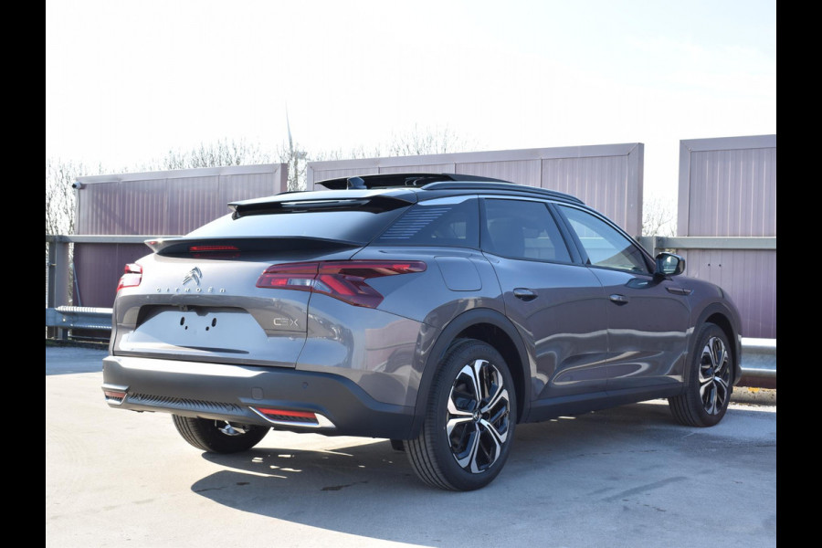 Citroën C5 X 1.6 Plug-in Hybrid 225 Max MASSAGE STOELEN | SCHUIFKANTELDAK | 360 CAMERA MET SENSOREN | NAVIGATIE | CARPLAY | UIT VOORRAAD LEVERBAAR Citroën C5 X 1.6 Plug-in Hybrid 225 Max MASSAGE STOELEN | SCHUIFKANTELDAK | 360 CAMERA MET SENSOREN | NAVIGATIE | CARPLAY | UIT VOORRAAD LEVERBAAR