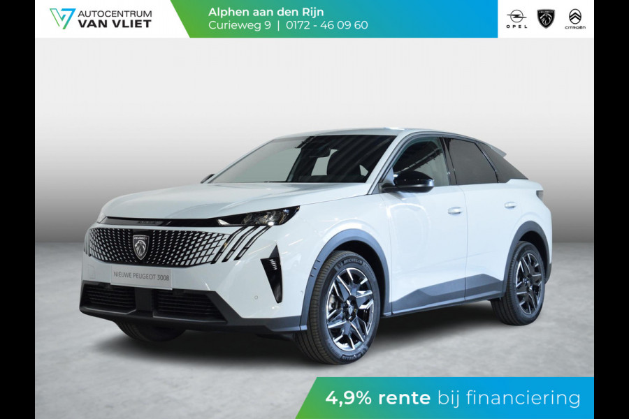 Peugeot 3008 1.2 Hybrid 136 Allure NAVIGATIE | CARPAY | 360 CAMERA MET SENSOREN | E.C.C. | UIT VOORRAAD LEVERBAAR