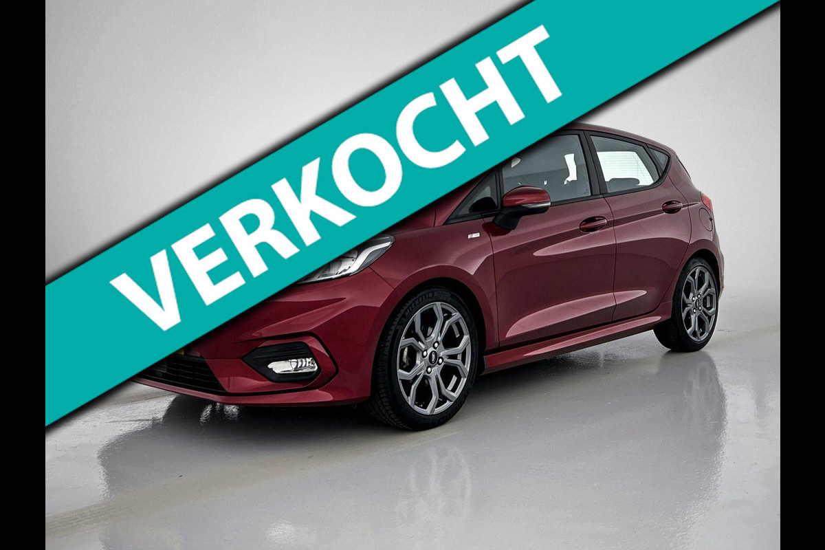 Ford Fiesta 1.0 EcoBoost ST-Line (CARPLAY NAVIGATIE, STUURBEDIENING, PARKEERSENSOREN, 1e EIGENAAR, GOED ONDERHOUDEN)