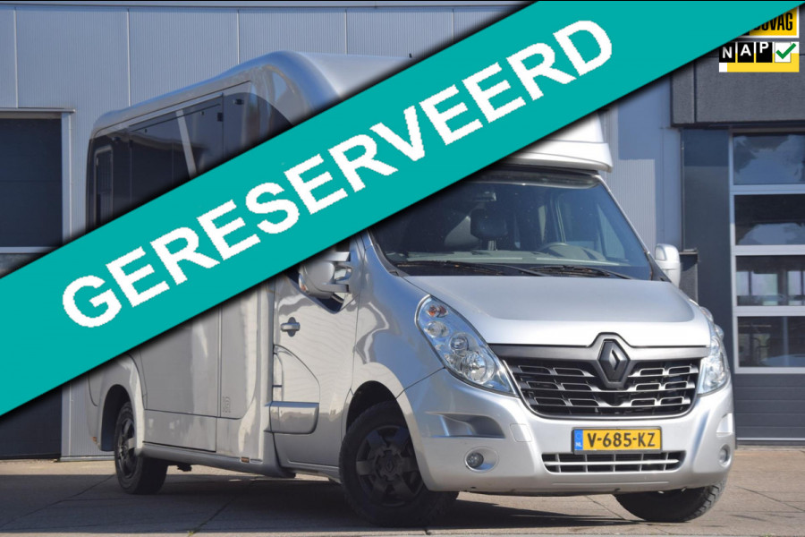 Renault Master T35 2.3 dCi KRISMAR DUBBEL CABINE EN ZADELKAMER (HORSE TRUCKS)