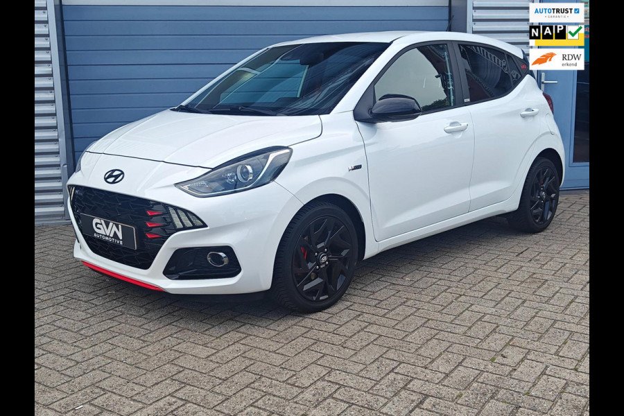 Hyundai i10 N-Line 1.0 T-GDi 100pk | Black Pack | Full Options | 2021 | Slechts 9.389 km Hyundai i10 N-Line 1.0 T-GDi 100pk | Black Pack | Full Options | 2021 | Slechts 9.389 km
