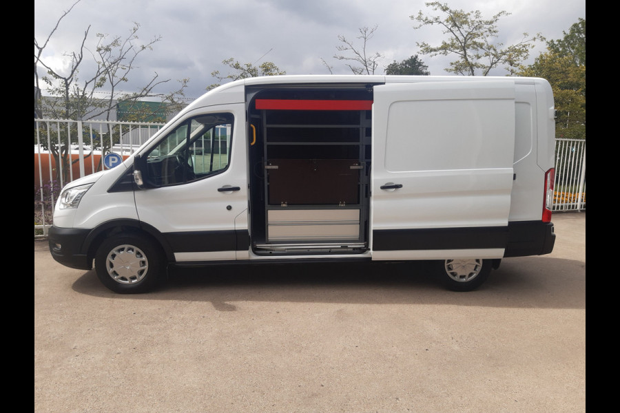 Ford Transit 170Pk TDCI L3H2 Autm. L & R Schuifdeur ZONDER KRASSEN & DEUKEN Airco Cruisecontrol Camera Trekhaak