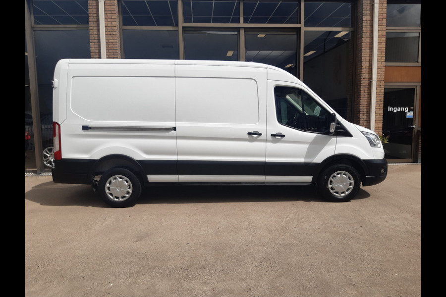 Ford Transit 170Pk TDCI L3H2 Autm. L & R Schuifdeur ZONDER KRASSEN & DEUKEN Airco Cruisecontrol Camera Trekhaak