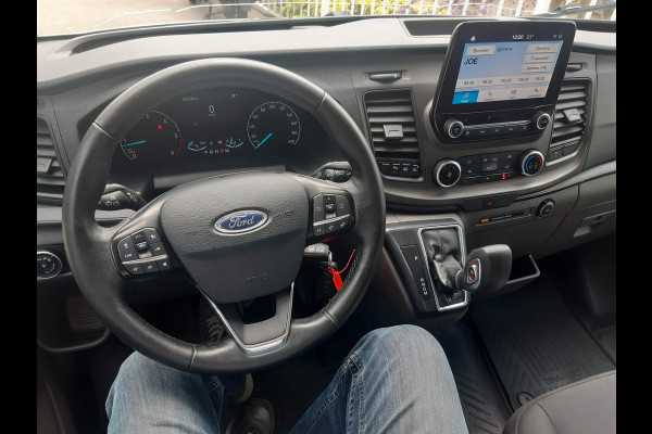 Ford Transit 170Pk TDCI L3H2 Autm. L & R Schuifdeur ZONDER KRASSEN & DEUKEN Airco Cruisecontrol Camera Trekhaak