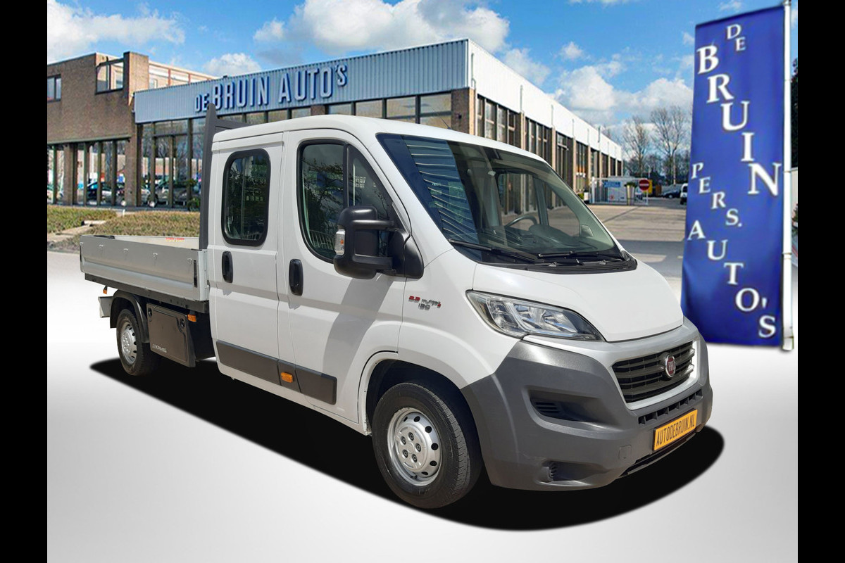 Citroën Jumper / Fiat Ducato 131Pk L4 DC 7-pers. Dubbelcabine Airco Trekhaak 2500 Kg Laabak 2.90 lang