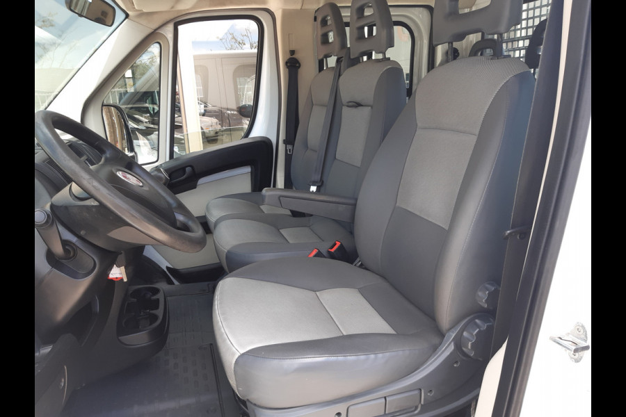 Citroën Jumper / Fiat Ducato 131Pk L4 DC 7-pers. Dubbelcabine Airco Trekhaak 2500 Kg Laabak 2.90 lang