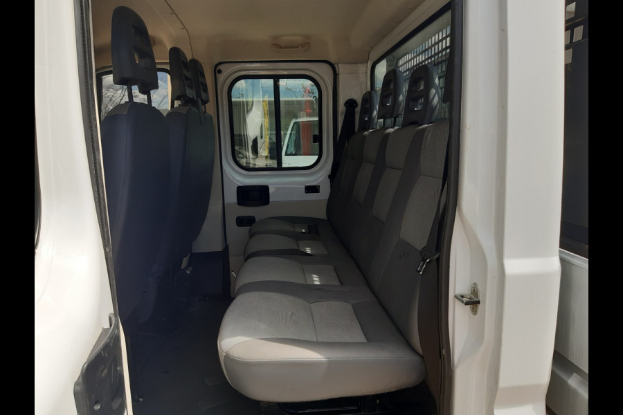 Citroën Jumper / Fiat Ducato 131Pk L4 DC 7-pers. Dubbelcabine Airco Trekhaak 2500 Kg Laabak 2.90 lang