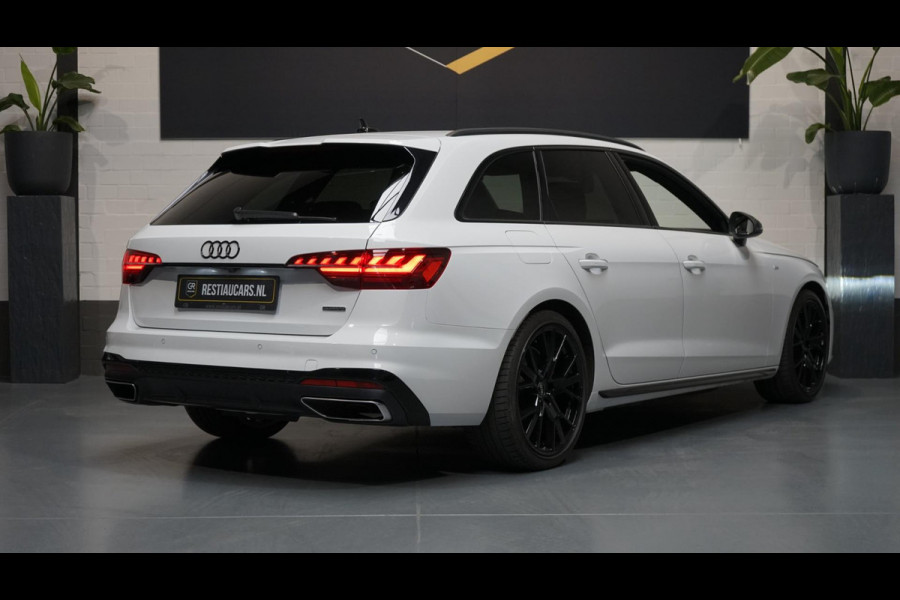 Audi A4 Avant 40 TFSI Quattro Black Optik 3x S-Line AUTOMAAT-ACC-BANG&OLUFSEN-CAMERA-CARPLAY-KEYLESS-MATRIX LED-PANORAMA-VIRTUEEL
