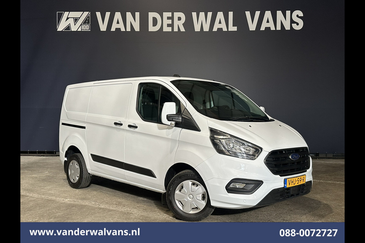 Ford Transit Custom 2.0 TDCI L1H1 Euro6 Airco | 2500KG Trekvermogen | Cruisecontrol | Parkeersensoren | Bijrijdersbank LED, achterklep