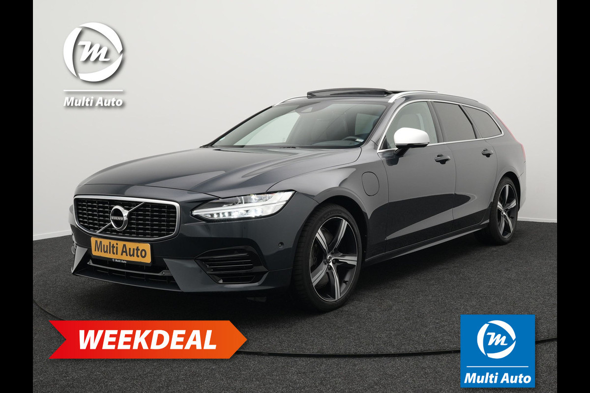 Volvo V90 T8 AWD R-Design Plug In Hybrid 394pk PHEV | Panodak | Adaptive Cruise | Harman Kardon | Alcantara Sportstoelen | Parkassist | Apple Carplay | 19"L.M | Pilot Assist | Volvo V90 T8 AWD R-Design Plug In Hybrid 394pk PHEV | Panodak | Adaptive Cruise | Harman Kardon | Alcantara Sportstoelen | Parkassist | Apple Carplay | 19"L.M | Pilot Assist |