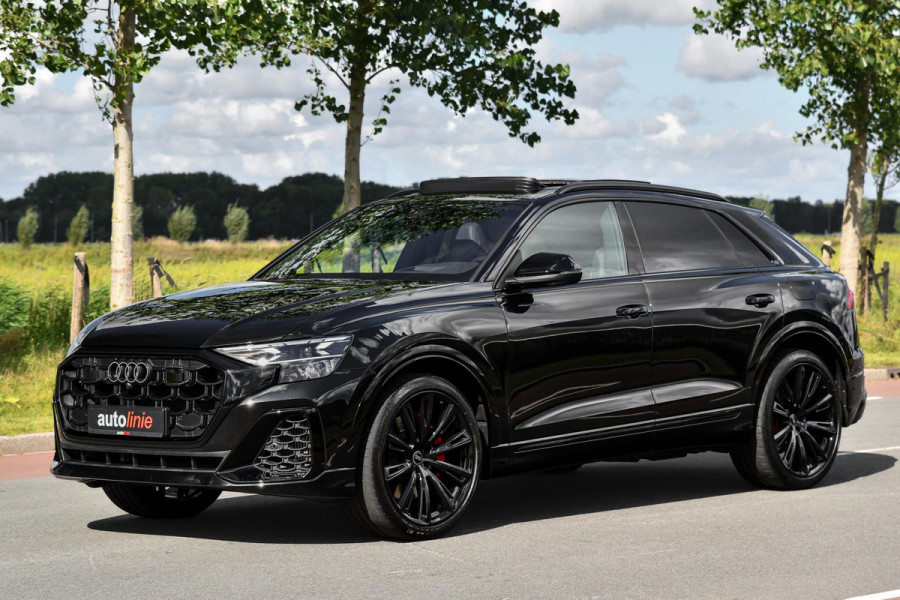 Audi Q8 60 TFSI e quattro Pro Line S Competition. RS Zetels, Leder Design, Pano, OLED, HUD, B&O, 360 3D, Trekh, ACC, Keyless, 23"!