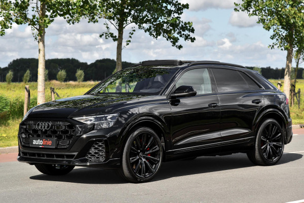 Audi Q8 60 TFSI e quattro Pro Line S Competition. RS Zetels, Leder Design, Pano, OLED, HUD, B&O, 360 3D, Trekh, ACC, Keyless, 23"!