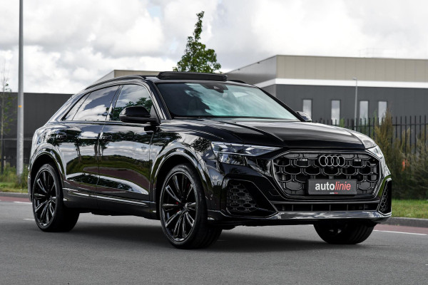 Audi Q8 60 TFSI e quattro Pro Line S Competition. RS Zetels, Leder Design, Pano, OLED, HUD, B&O, 360 3D, Trekh, ACC, Keyless, 23"!
