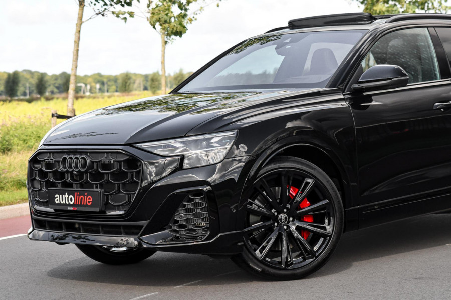 Audi Q8 60 TFSI e quattro Pro Line S Competition. RS Zetels, Leder Design, Pano, OLED, HUD, B&O, 360 3D, Trekh, ACC, Keyless, 23"!