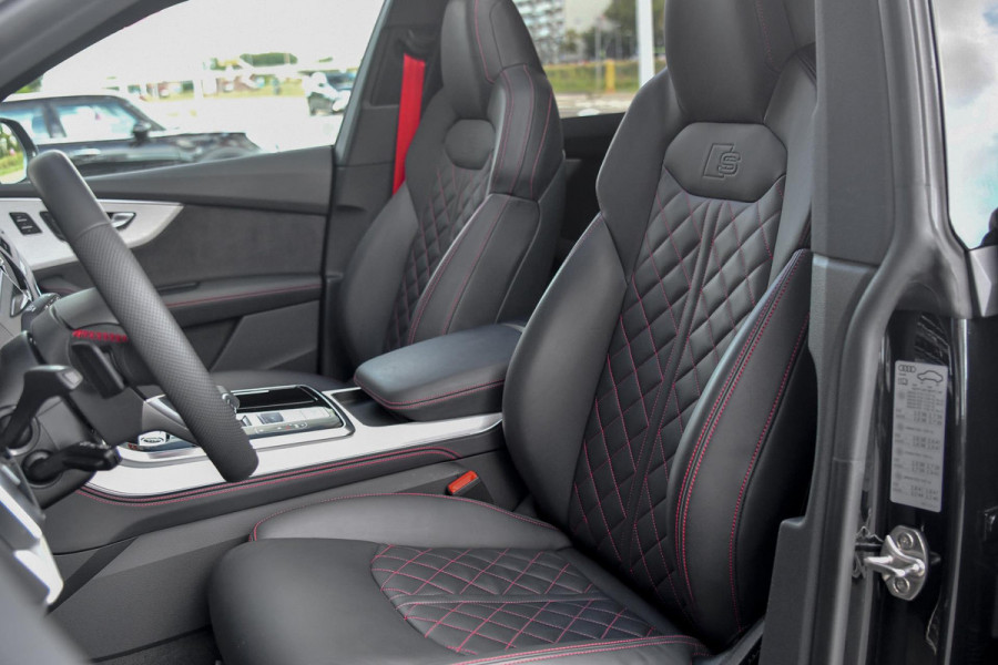 Audi Q8 60 TFSI e quattro Pro Line S Competition. RS Zetels, Leder Design, Pano, OLED, HUD, B&O, 360 3D, Trekh, ACC, Keyless, 23"!