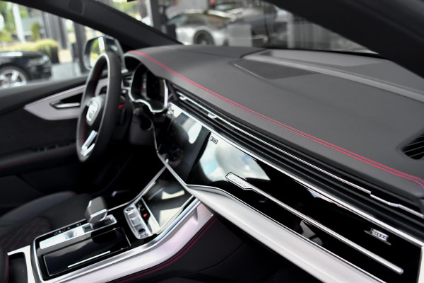 Audi Q8 60 TFSI e quattro Pro Line S Competition. RS Zetels, Leder Design, Pano, OLED, HUD, B&O, 360 3D, Trekh, ACC, Keyless, 23"!