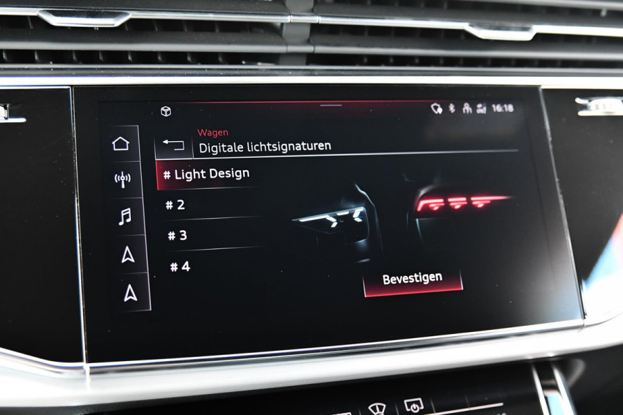 Audi Q8 60 TFSI e quattro Pro Line S Competition. RS Zetels, Leder Design, Pano, OLED, HUD, B&O, 360 3D, Trekh, ACC, Keyless, 23"!