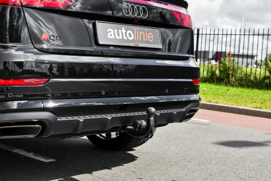 Audi Q8 60 TFSI e quattro Pro Line S Competition. RS Zetels, Leder Design, Pano, OLED, HUD, B&O, 360 3D, Trekh, ACC, Keyless, 23"!