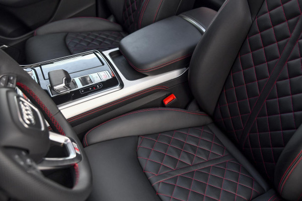 Audi Q8 60 TFSI e quattro Pro Line S Competition. RS Zetels, Leder Design, Pano, OLED, HUD, B&O, 360 3D, Trekh, ACC, Keyless, 23"!