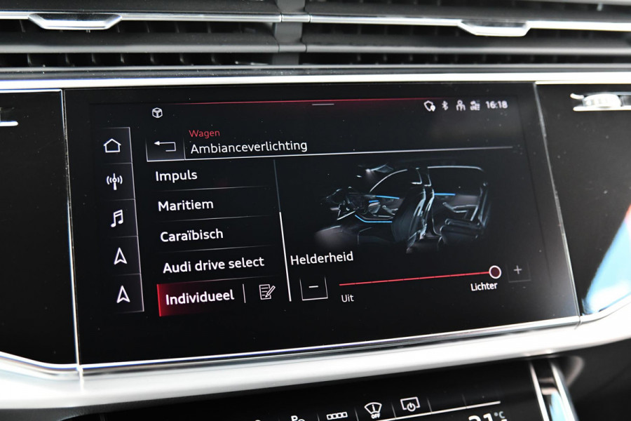 Audi Q8 60 TFSI e quattro Pro Line S Competition. RS Zetels, Leder Design, Pano, OLED, HUD, B&O, 360 3D, Trekh, ACC, Keyless, 23"!