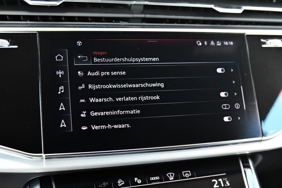 Audi Q8 60 TFSI e quattro Pro Line S Competition. RS Zetels, Leder Design, Pano, OLED, HUD, B&O, 360 3D, Trekh, ACC, Keyless, 23"!