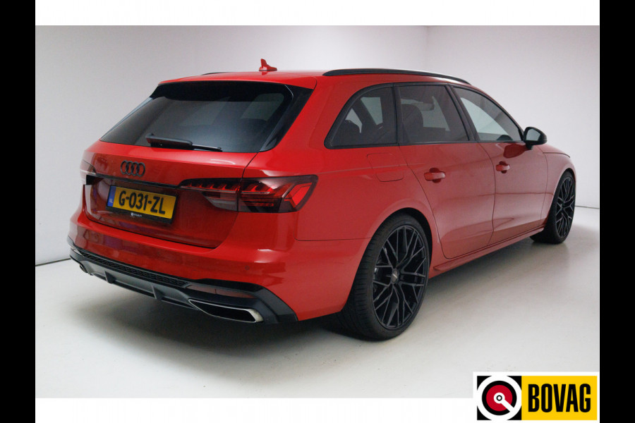 Audi A4 Avant 35 TFSI 3X S-Line 150 PK | NL auto | Black optic | Panoramadak | 1/2 Leer | Virtual dashboard, Adaptive Cruise