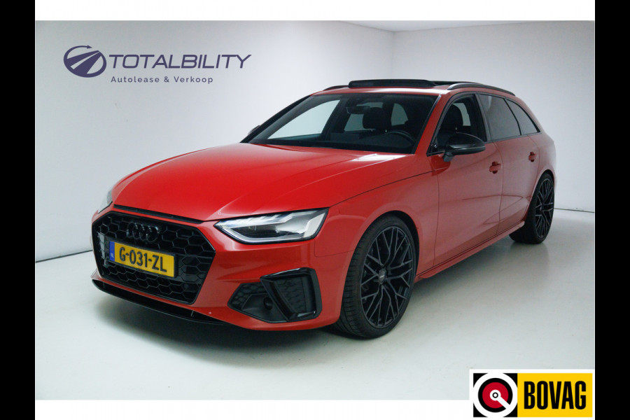 Audi A4 Avant 35 TFSI 3X S-Line 150 PK | NL auto | Black optic | Panoramadak | 1/2 Leer | Virtual dashboard, Adaptive Cruise