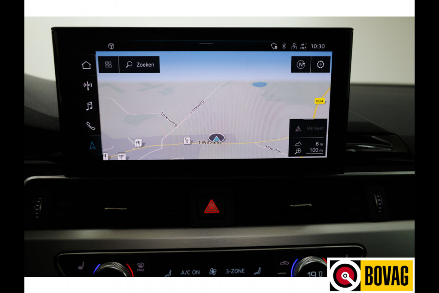 Audi A4 Avant 35 TFSI 3X S-Line 150 PK | NL auto | Black optic | Panoramadak | 1/2 Leer | Virtual dashboard, Adaptive Cruise