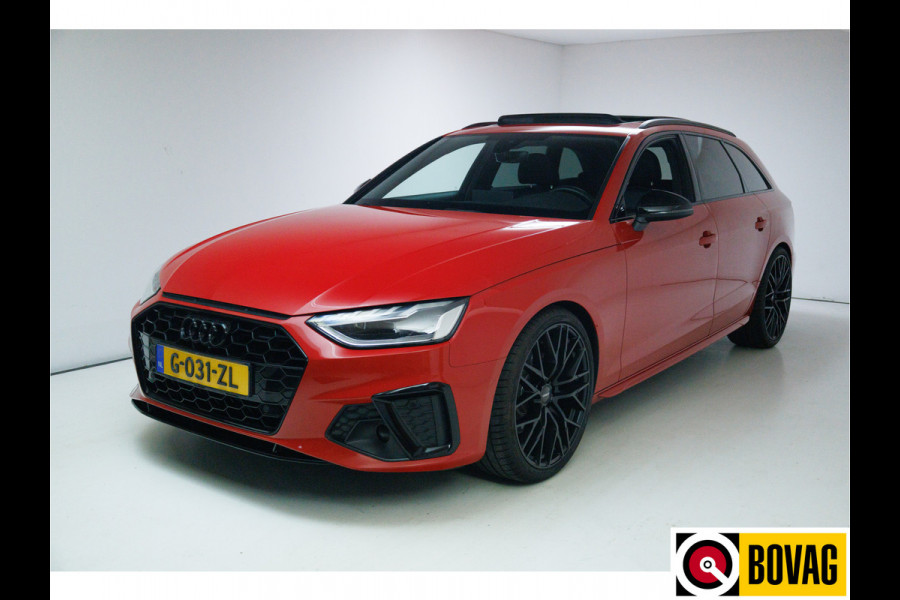 Audi A4 Avant 35 TFSI 3X S-Line 150 PK | NL auto | Black optic | Panoramadak | 1/2 Leer | Virtual dashboard, Adaptive Cruise