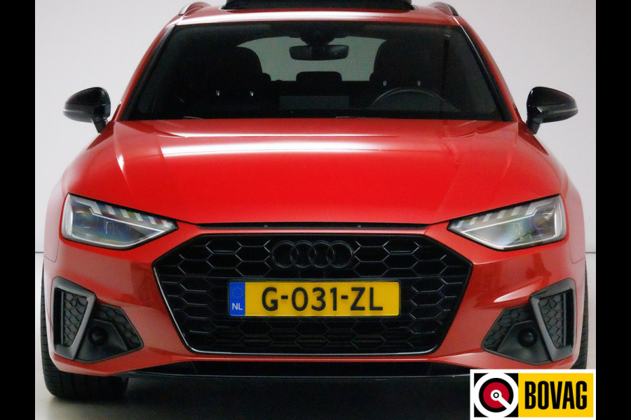 Audi A4 Avant 35 TFSI 3X S-Line 150 PK | NL auto | Black optic | Panoramadak | 1/2 Leer | Virtual dashboard, Adaptive Cruise