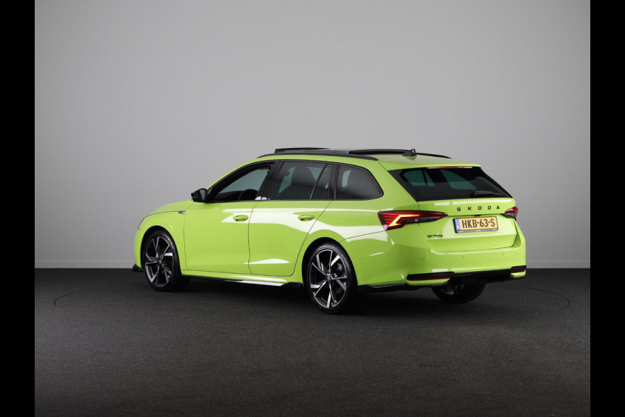 Škoda Octavia Combi 1.5 TSI MHEV 150pk DSG-7 Sportline Business | Led Matrix | 19 inch | Black pakket | Panoramadak | Elek. stoel | Stoelverwarming voor + achter | Travel Assist | Adaptive Cruise