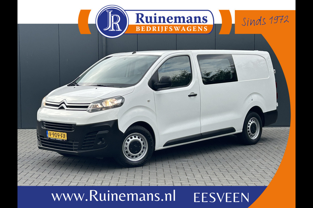Citroën Jumpy 2.0 HDI 177 PK EURO 6 / AUTOMAAT / 1E EIG. / DUBBEL CABINE / AIRCO / CRUISE / NAVI / BLUETOOTH / TREKHAAK / INRICHTING