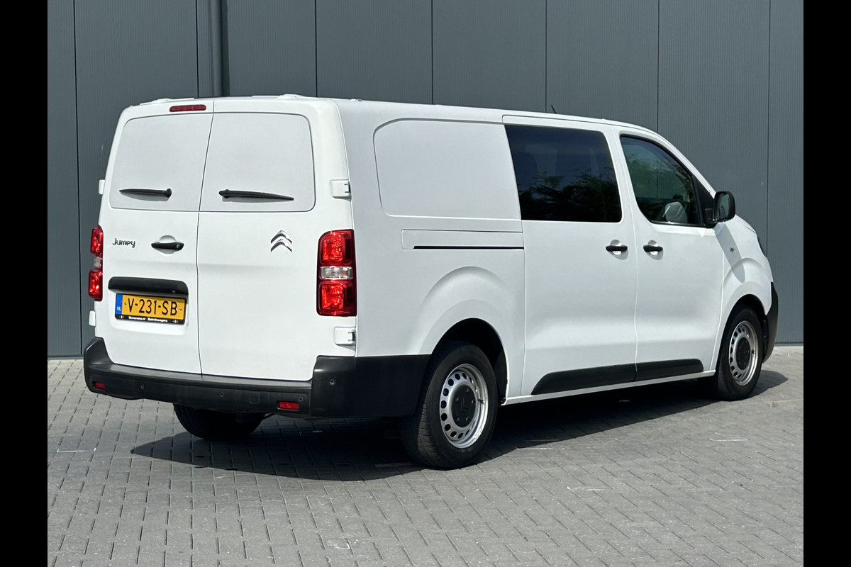 Citroën Jumpy 2.0 BlueHDI 120 PK / L3H1 / 1E EIG. / DUBBEL CABINE / AIRCO / CRUISE / BLUETOOTH / CAMERA / INRICHTING Citroën Jumpy 2.0 BlueHDI 120 PK / L3H1 / 1E EIG. / DUBBEL CABINE / AIRCO / CRUISE / BLUETOOTH / CAMERA / INRICHTING
