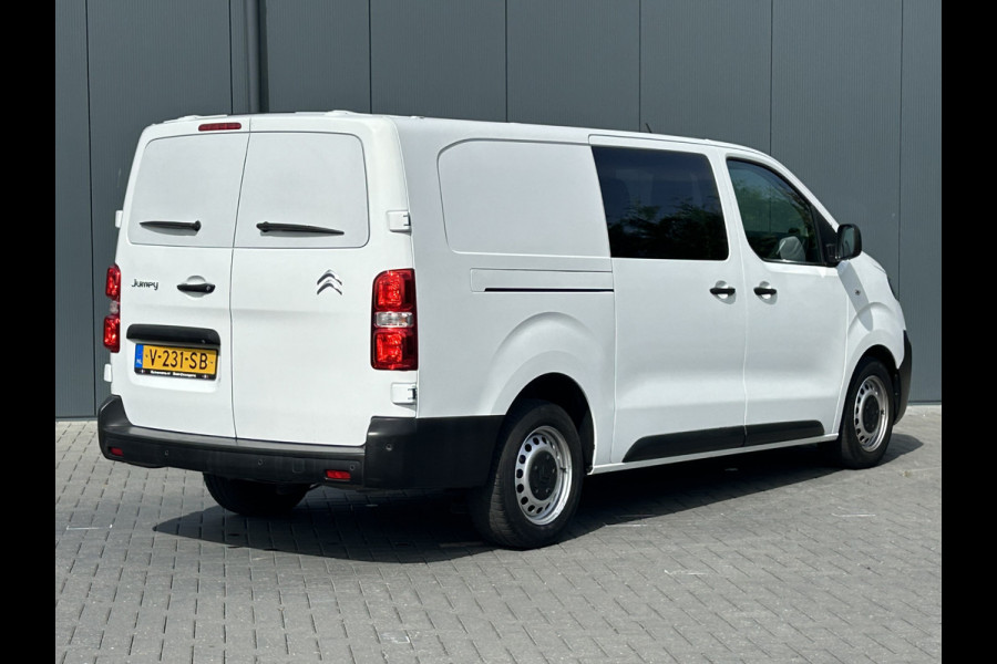 Citroën Jumpy 2.0 BlueHDI 120 PK / L3H1 / 1E EIG. / DUBBEL CABINE / AIRCO / CRUISE / BLUETOOTH / CAMERA / INRICHTING