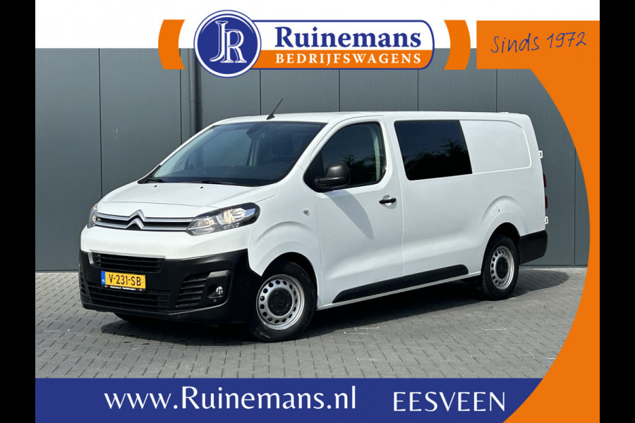 Citroën Jumpy 2.0 BlueHDI 120 PK / L3H1 / 1E EIG. / DUBBEL CABINE / AIRCO / CRUISE / BLUETOOTH / CAMERA / INRICHTING